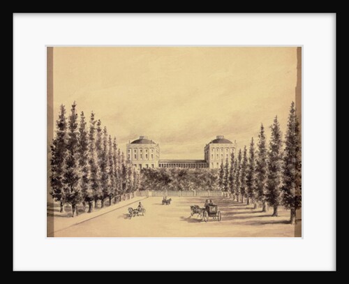 United States Capitol from Pennsylvania Avenue, c.1814 by Benjamin Henry Latrobe