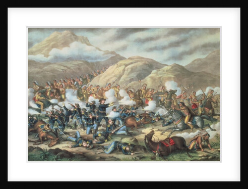 The Battle of Little Big Horn, June 25th 1876, 1889 by American School