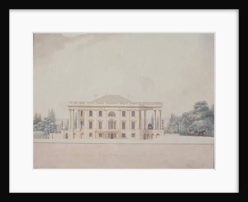 The South Portico of the President's House, 1807 by Benjamin Henry Latrobe