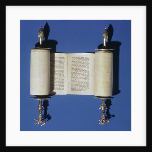 Miniature Torah Scroll, 1765 by English School