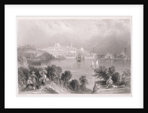 A View of Baltimore by William Henry Bartlett