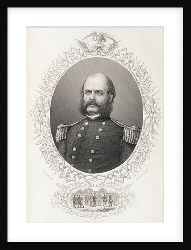 Major General Ambrose Everett Burnside by American School