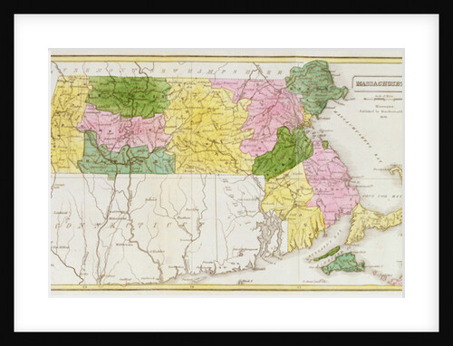 Map of Massachusetts by American School