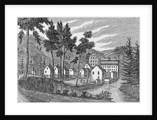 Cotton factory village, Glastenbury by American School
