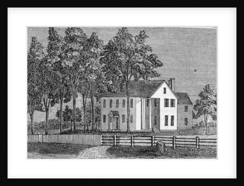 South-west view of Judge Ellsworth's House by American School