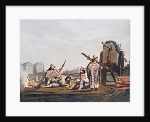 Gauchos of Tucuman, reproduced from Vidal's 'Picturesque Illustrations of Buenos Aires and Montevideo', pub. in 1820 by American School