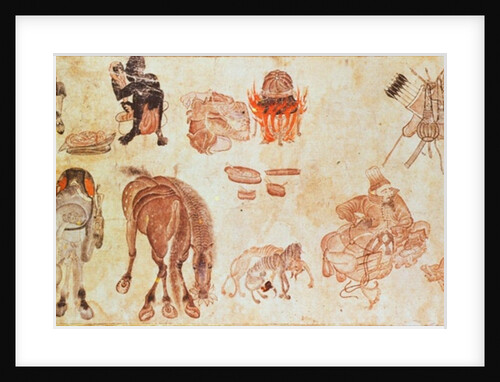 Mongolian Nomadic Camp by Mongolian School