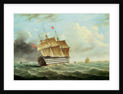 British Man-o'-War by Thomas Buttersworth