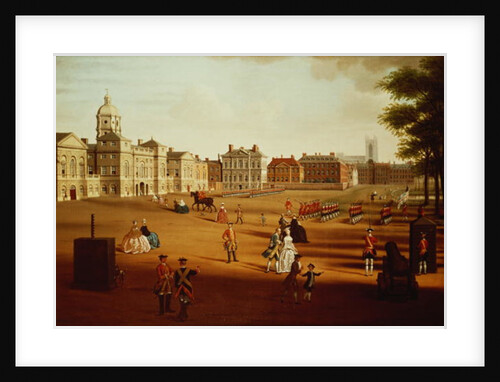 The 2nd Footguards on Parade at Horse Guards', c.1750 by John Chapman