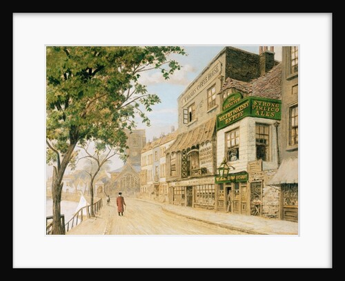 Cheyne Walk, Chelsea by Walter Greaves