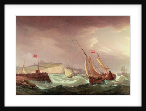 Shipping off Dover by Thomas Whitcombe