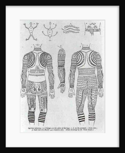 Igorrote tattooing by English School