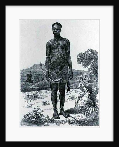 Madi with bow and arrows by Richard Buchta