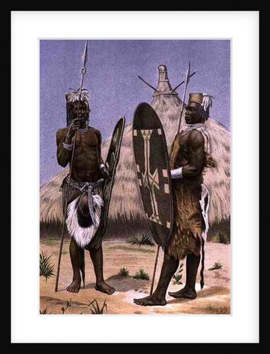 Nyam-nyam warriors by Richard Buchta (after)