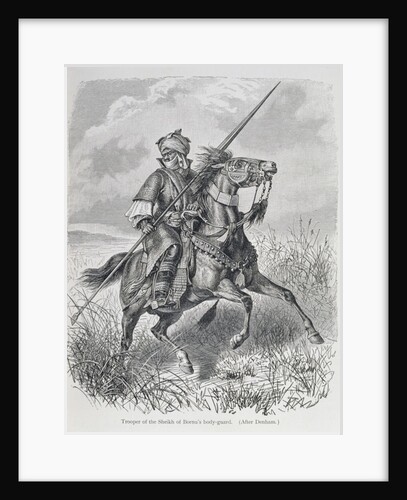 Trooper of the Sheikh of Bornu's bodyguard by English School