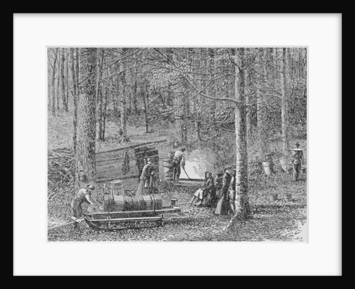 At the Maple Syrup Camp by (after) American School