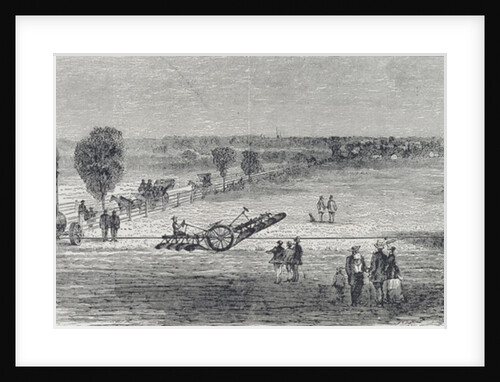 Steam plough on Patterson's farm by (after) American School
