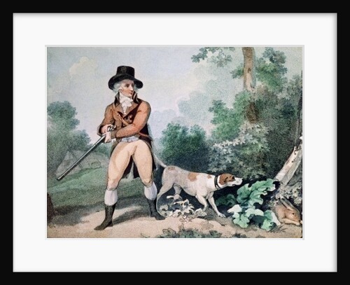 Hare Shooting engraved by C. Cotton by George Morland