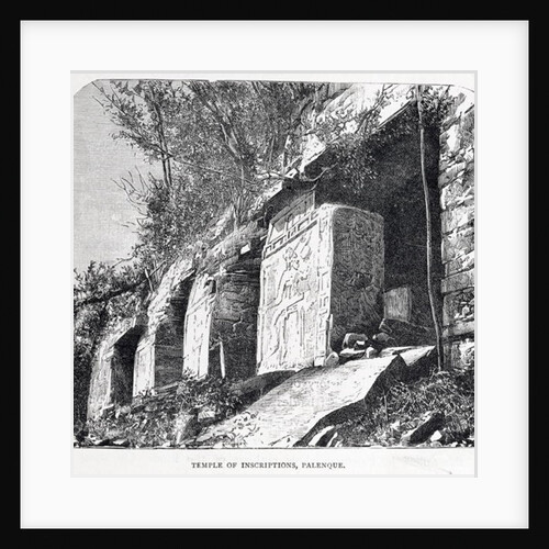 Temple of Inscriptions, Palenque by French School