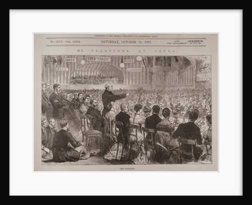 Mr. Gladstone at Leeds: The Banquet by English School