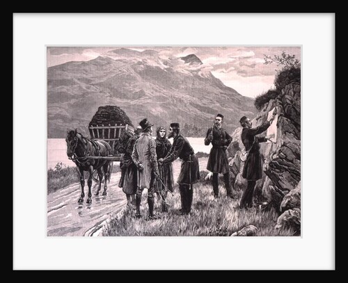 The State of Ireland: Posting the Government Proclamation at Connemara by English School