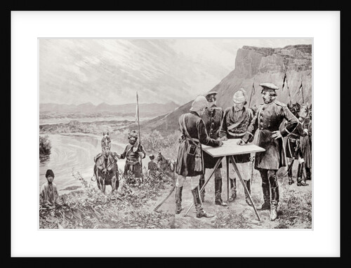 The Afghan Boundary Commission by Richard Caton II (after) Woodville