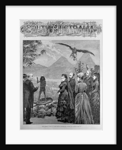 The Queen's Visit to the South Australian Court on Friday May 21st 1886 by English School