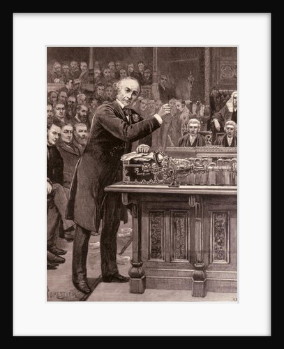 Mr. Gladstone Explaining to the House of Commons his Scheme for the Government of Ireland by English School