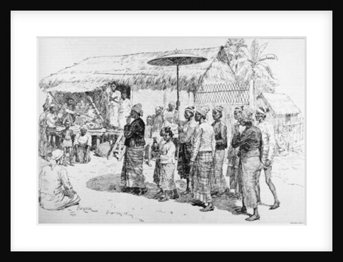 The Burmah Expedition: The Woon of Burmah on his Way to Visit General Prendergast by English School