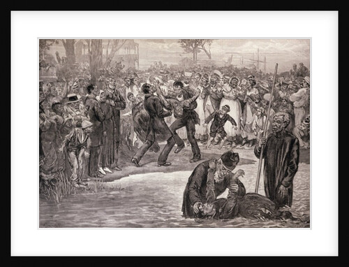African American Baptism in the United States by Felix Regamey