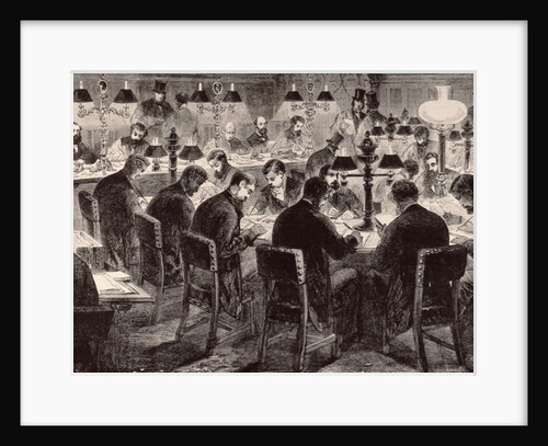 The House of Commons: The Reporter's Room by English School