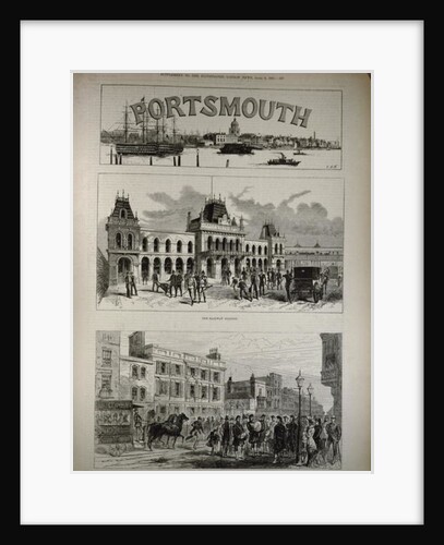 Portsmouth: The Railway Station and the High Street, Government House by English School