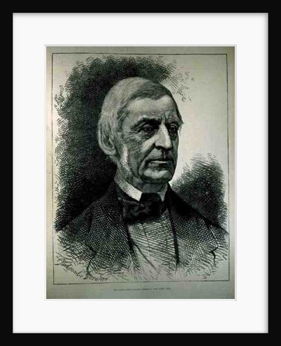 The Late Ralph Waldo Emerson by William Biscombe Gardner