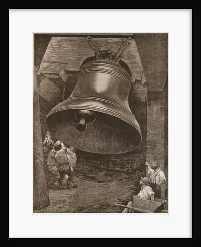 Testing the Great Bell for St. Paul's Cathedral at Messrs. Taylor and Son's Factory, Loughborough by English School