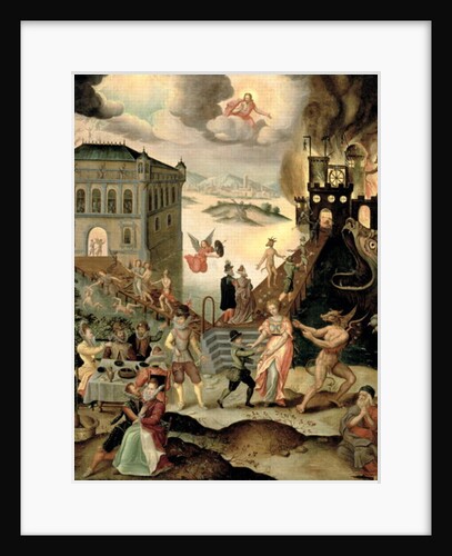 Allegory of Vice and Virtue by Anthuenis (1536-1613) Claeissins or Claeissens