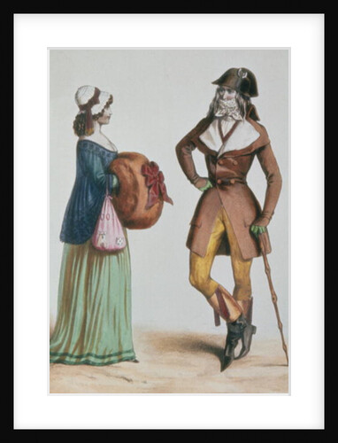`Incroyable et Merveilleuse', c.1775 by French School