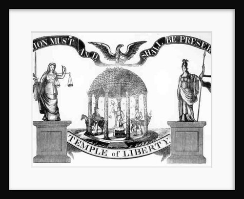 Temple of Liberty, 1834 by American School