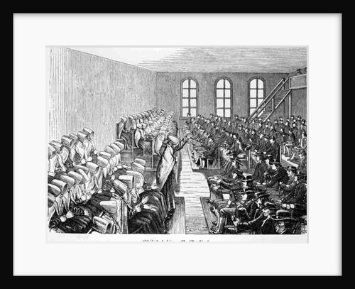 Quaker Meeting, Philadelphia by German School