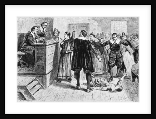 Witchcraft at Salem Village by American School