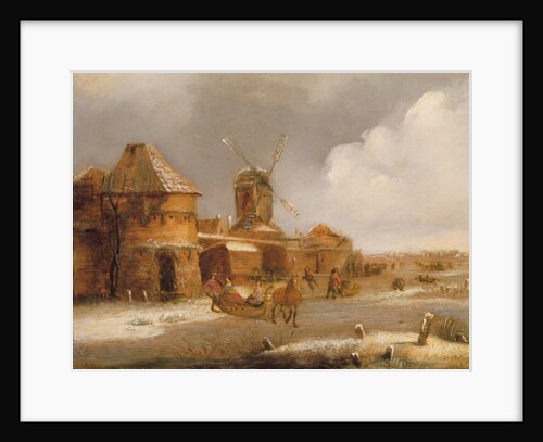 Winter Scene by Claes Molenaer