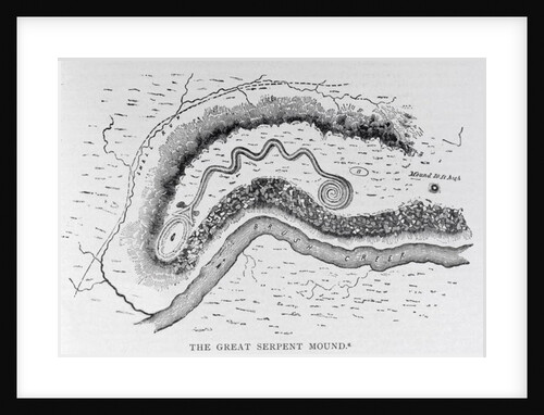 The Great Serpent Mound, near Locust Grove, Ohio, 2nd century BC by English School
