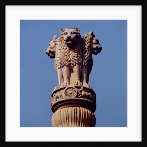 Detail from an Ashoka Pillar by Anonymous
