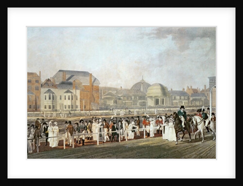 Brighton: The Old Pavilion and Steyne engraved by Charles Richards by English School
