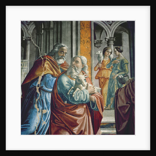 The Expulsion of Joachim from the Temple by Davide & Domenico (1449-94) Ghirlandaio