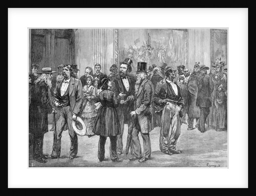American Sketches: Scene in the Rotunda, Washington by American School
