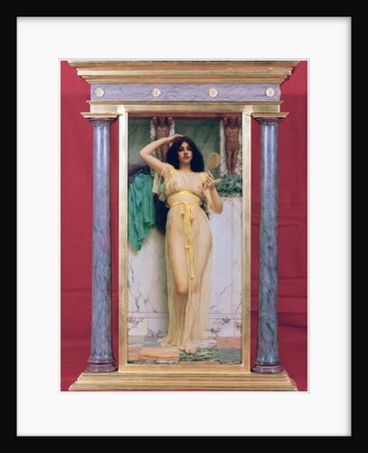 Girl with a Mirror, 1892 by John William Godward