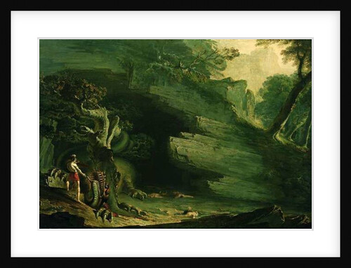 Cadmus and the Dragon by John Martin