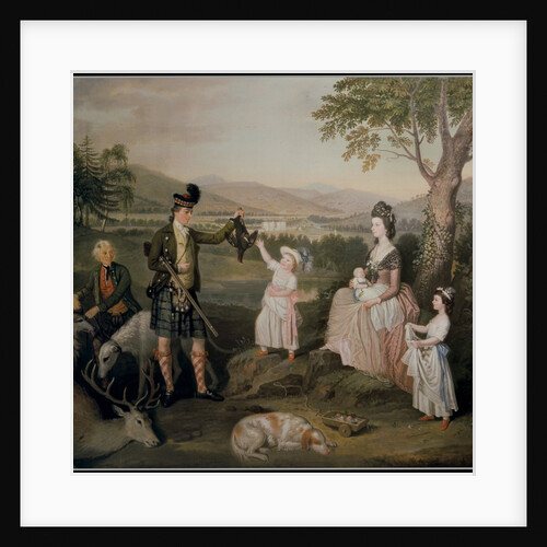 John, the 4th Duke of Atholl and his family, 1780 by David Allan
