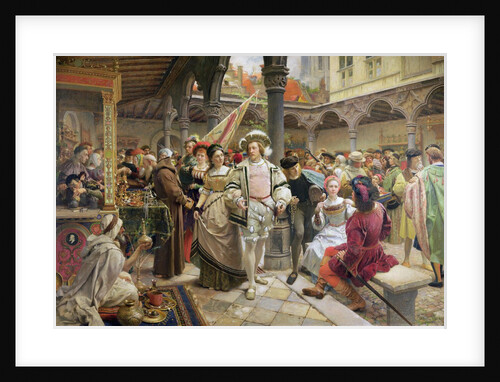 The Old Beurs at Antwerp, 1892 by Pierre Jean or Pieter Jan van der Ouderaa