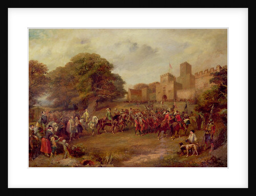 Visit of King James I to Hoghton Tower in 1617 by George Cattermole